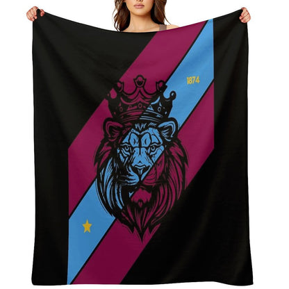 Aston Villa Lion Durable Throw Blanket