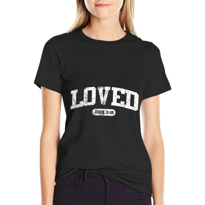 Loved John 316 Jesus Christian Faith Men Women Gift  Eco-friendly Material T-Shirt
