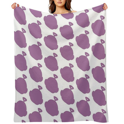 Tinky Winky Silhouette Machine-washable Throw Blanket