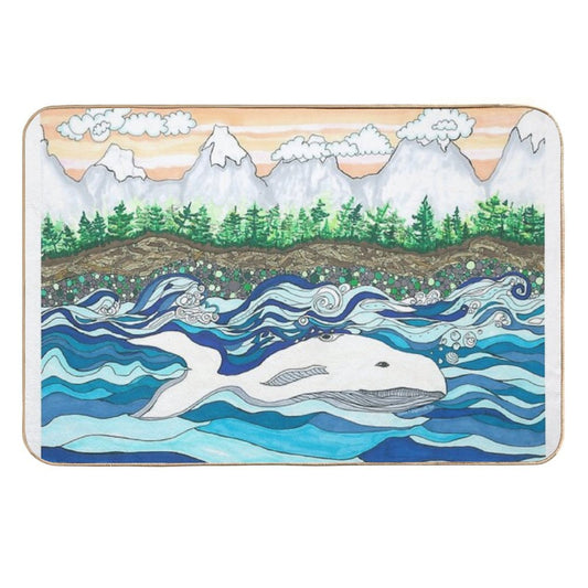 Dreaming of Vancouver  Stain-Proof Bath Mat