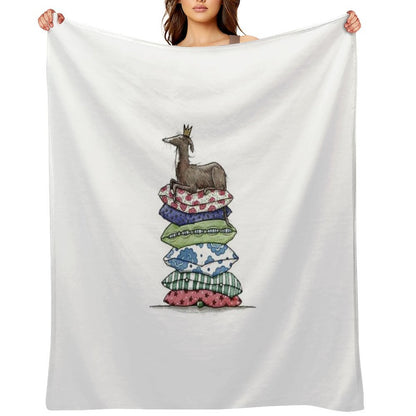 Princess On The Pea - Greyhound - Galgo - Whippet - Italian Greyhound All-season Throw Blanket