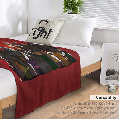 Les Miserables Barricade Durable Throw Blanket