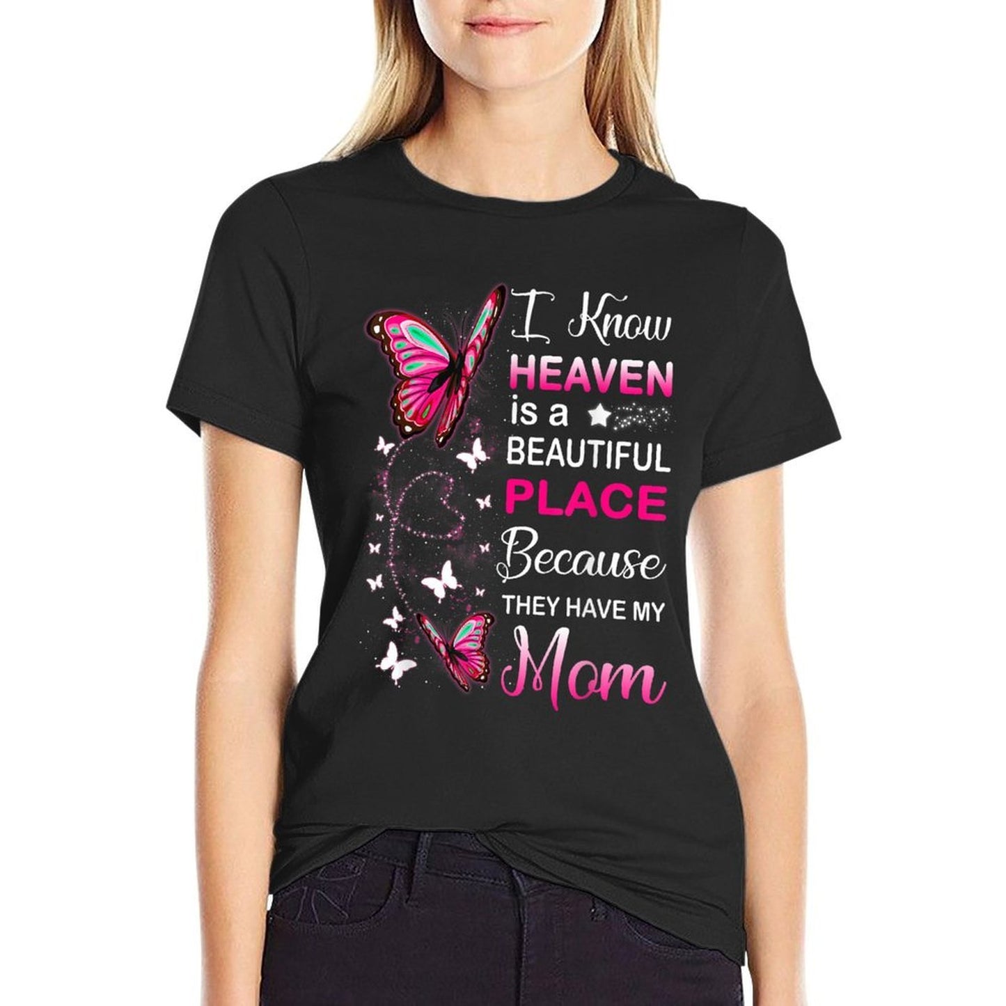 Mom Is My Guardian Angel In Heaven Memorial Day Men Women  Vintage-inspired T-Shirt
