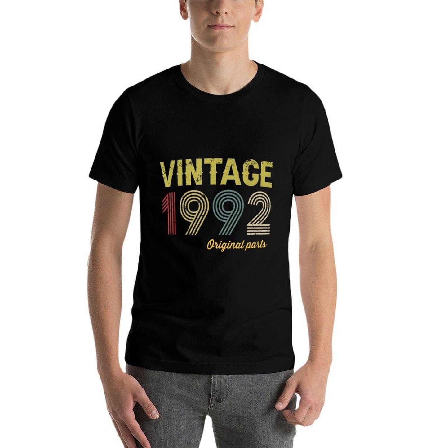 Retro 1992 Original Parts Vintage 30 Years Old 30th Birthday  Trendy Pattern T-Shirt
