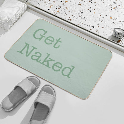 Cute Get Naked Bath Mat  Odorless Bath Mat