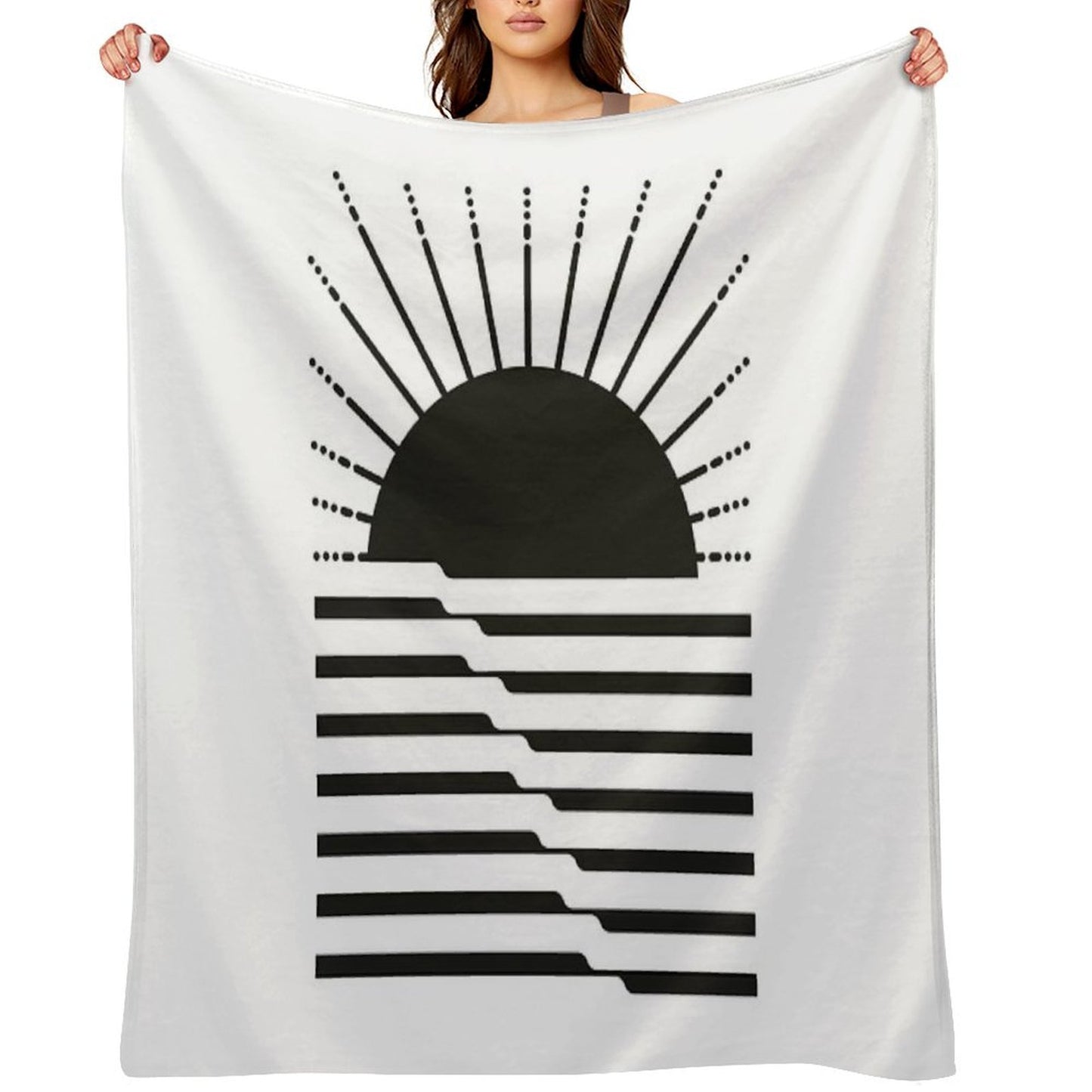 Waves Lightweight Throw Blanket
