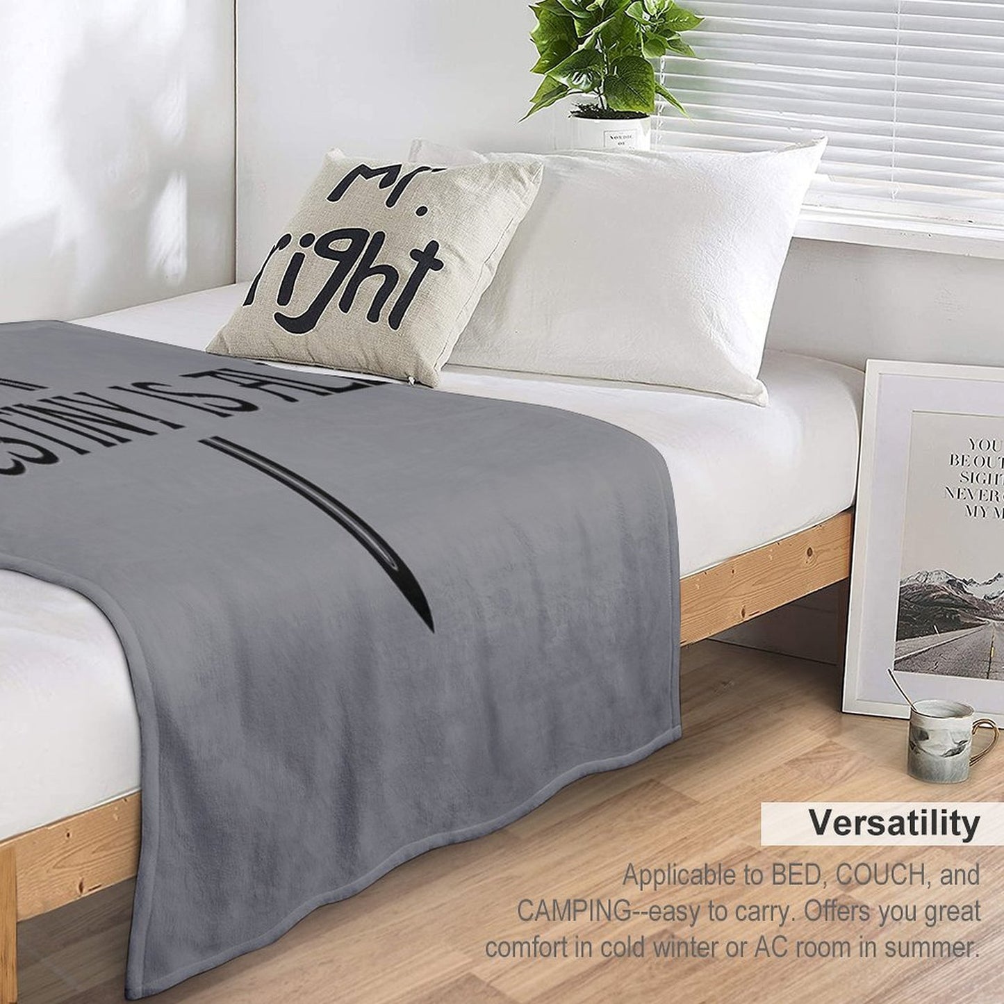 The Last Kingdom - Destiny Is All Sustainable Throw Blanket