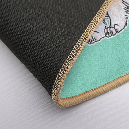 Pembroke Welsh Corgi Dog  Easy To Clean Bath Mat