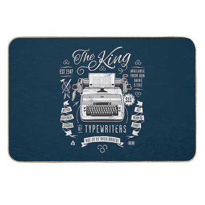 The King of Typewriters  Rapid-Drying Bath Mat