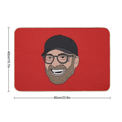 Jurgen Klopp Liverpool’s ‘The Normal One’  Odorless Bath Mat