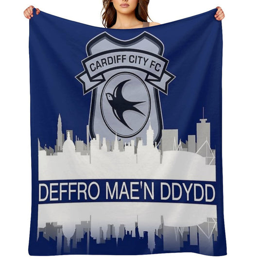 Unique Desing Football Tshirts Ultras Travel-friendly Throw Blanket