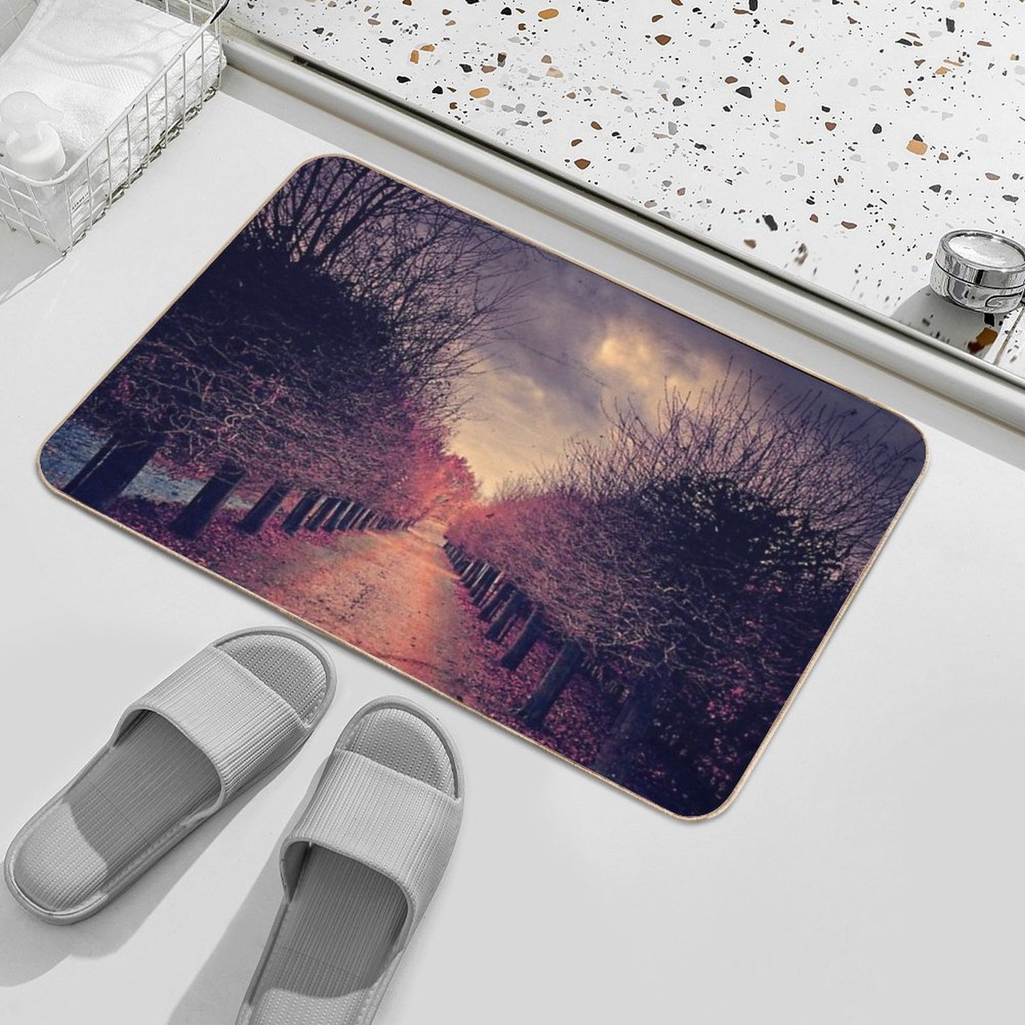 Orchard Grove At Temple Newsam  Easy Maintenance Bath Mat