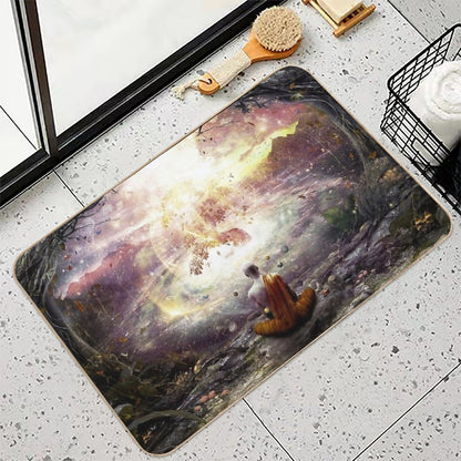 Nature And Time  Dirt-Trapping Bath Mat