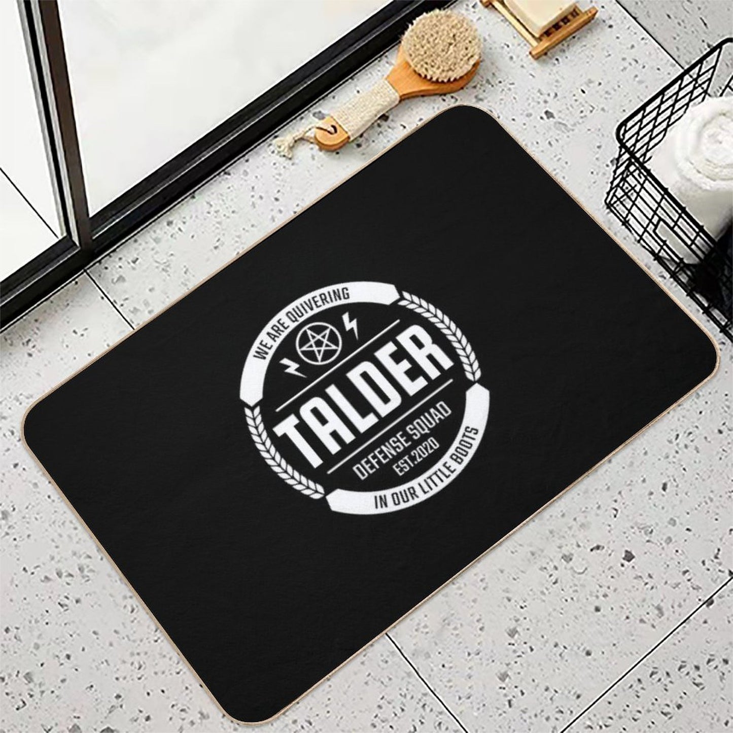 Talder Defense Squad 04  Slip-Resistant Bath Mat