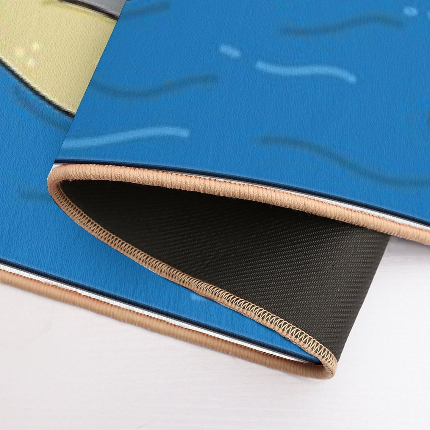 Fishing Gopher  Fade-Resistant Bath Mat