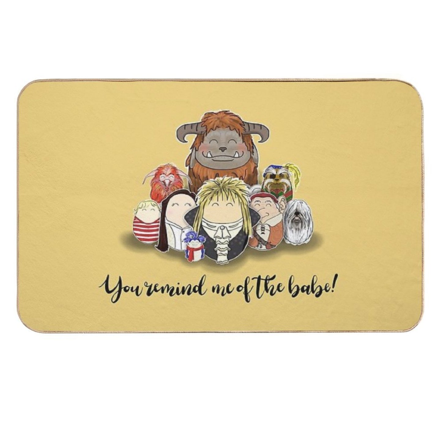 You Remind Me of The Babe  Eco-Friendly Bath Mat