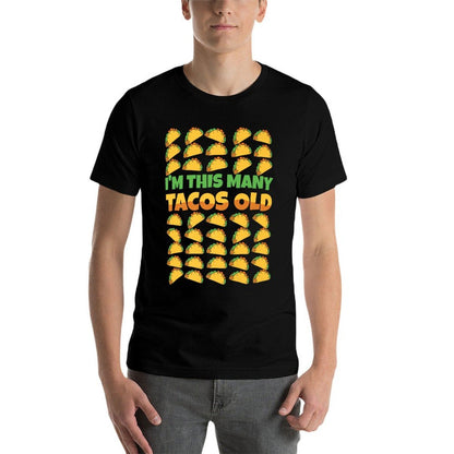 I'm This Many Tacos Old - Funny 40th Birthday Premium  Classic T-Shirt