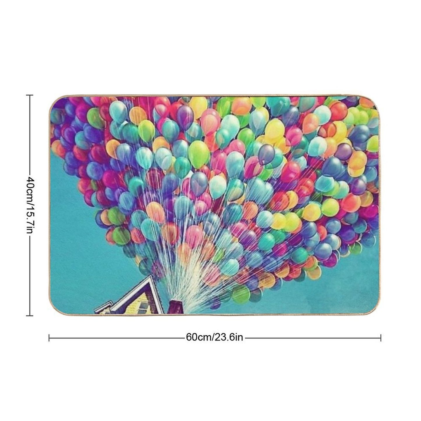 House in The Air  Dirt-Trapping Bath Mat