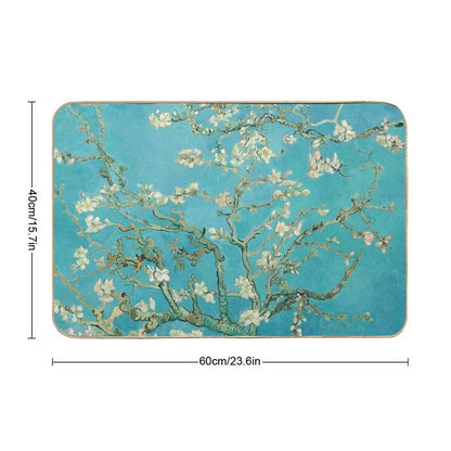 Almond Blossoms by Vincent Van Gogh  Easy To Clean Bath Mat