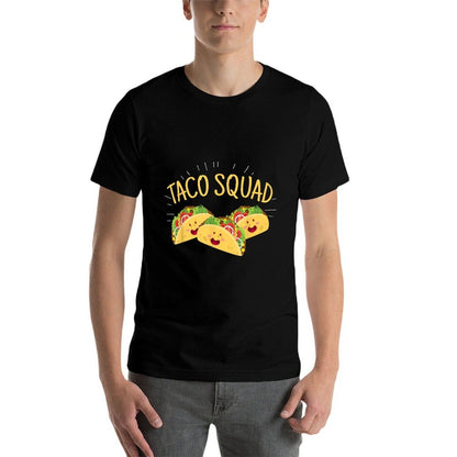 Funny Taco Squad Cute Mexican Food Lover Gift  Easy-care T-Shirt