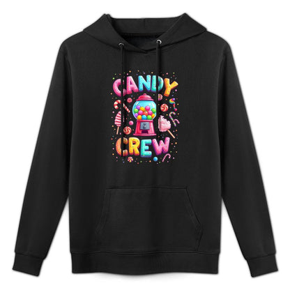 Funny Candy Crew Women Ns Retro Colorful Candy Squad Moisture-Wicking Hoodie