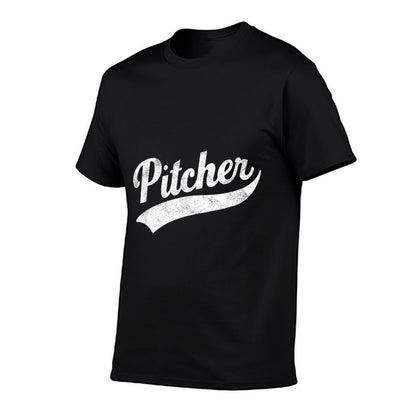Funny Pitcher Gay Pride  Tagless Design T-Shirt