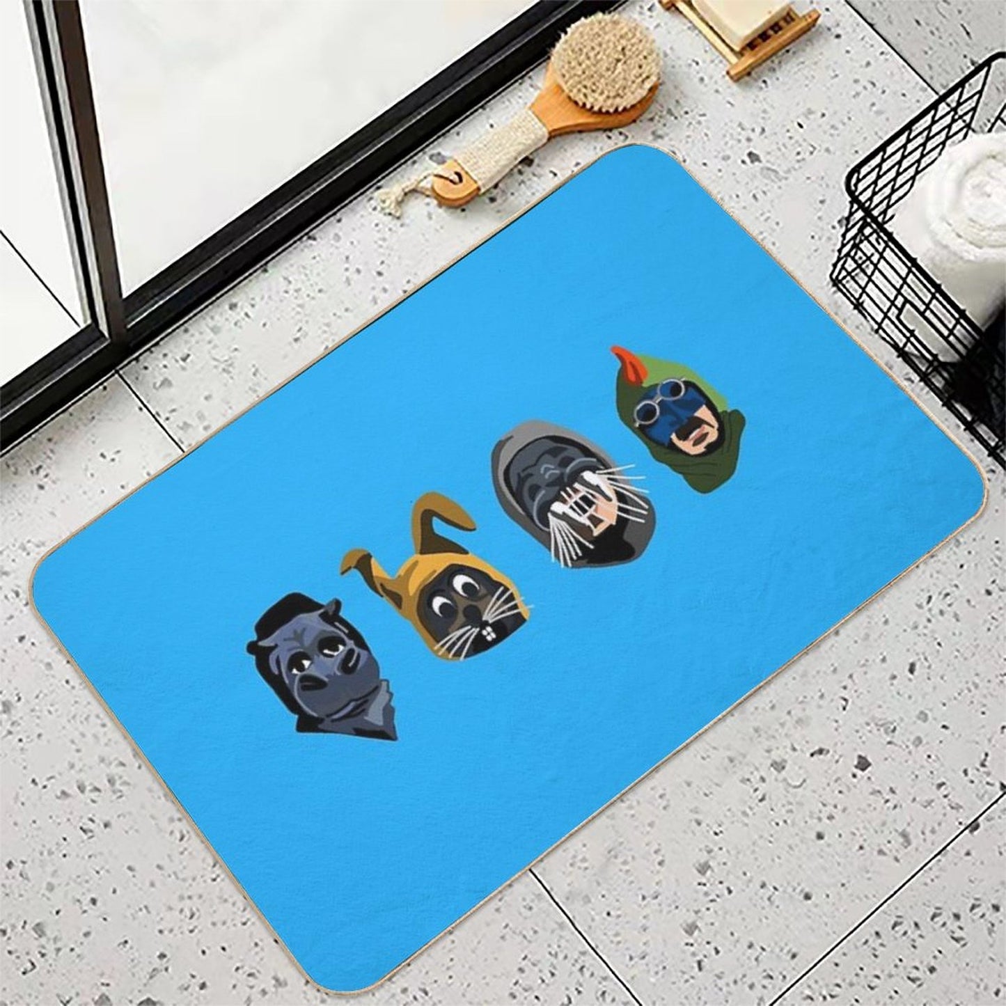 Magystery Heads  Stain-Proof Bath Mat