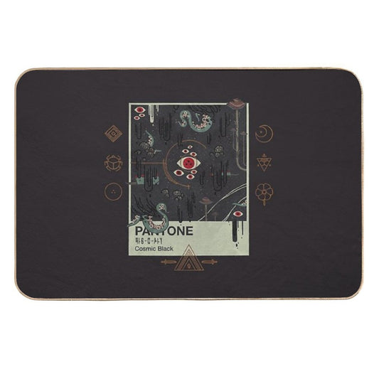 Cosmic Black  Fade-Resistant Bath Mat