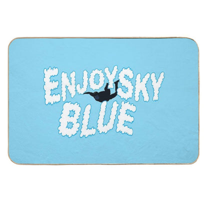 Enjoy Sky Blue Durable Bath Mat