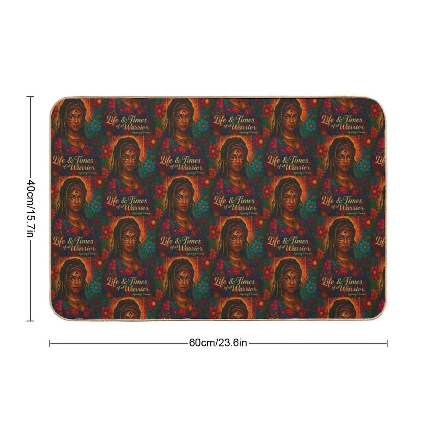 Crowned in Courage  Absorbent Bath Mat