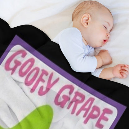 Goofy Grape Multi-functional Throw Blanket