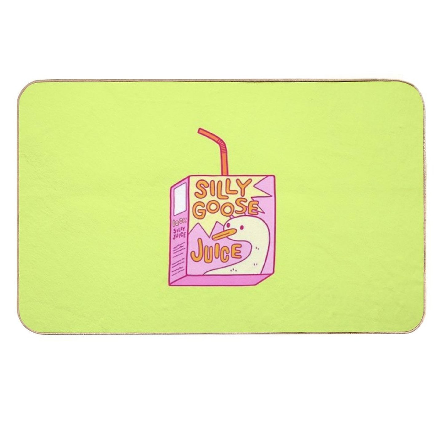 Silly Goose Juice  Non-Slip Bath Mat