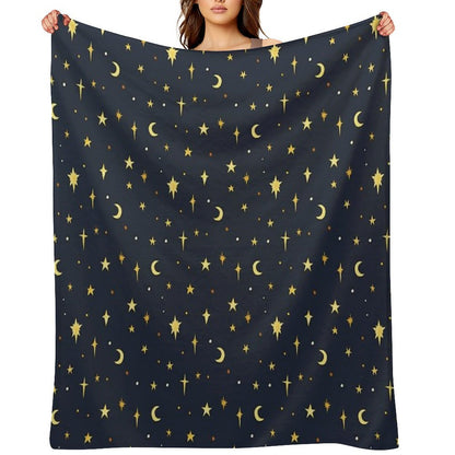Starry Sky Pattern Multi-functional Throw Blanket