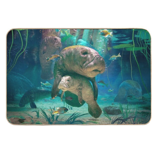 Manatee  Easy To Clean Bath Mat