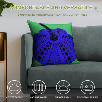 Polka Dot Pumpkin Soft High-Density Material Throw Pillow