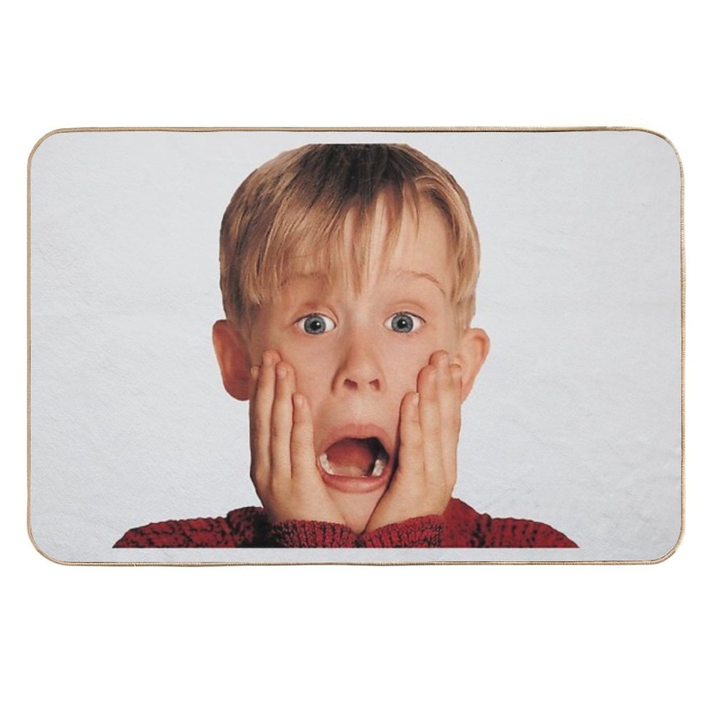 Kevin McCallister Shocked Face (Mask, Accessories Etc.)  Odorless Bath Mat