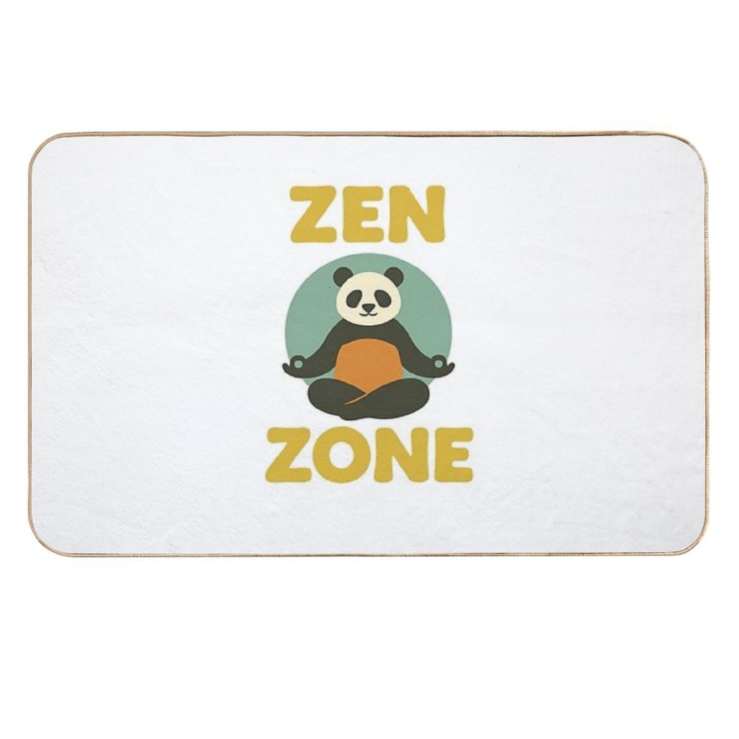 Zen Zone Relax, Meditation, Relaxation  Anti-Trip Bath Mat