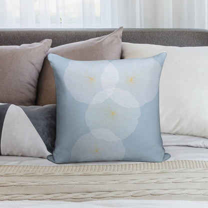 Whispering Petals Soft Warmth Comfort Throw Pillow
