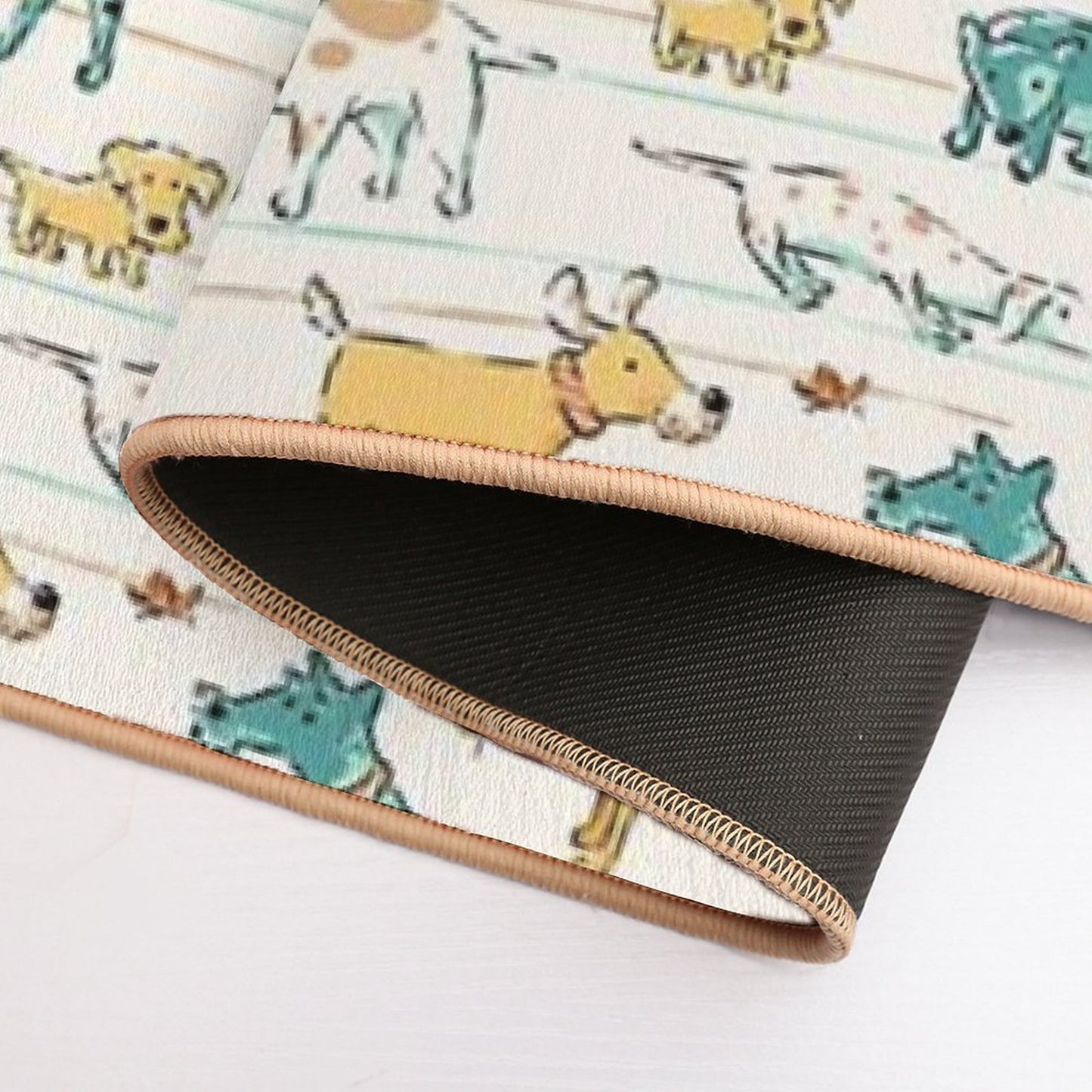 Dogs Dogs Dogs  Odorless Bath Mat