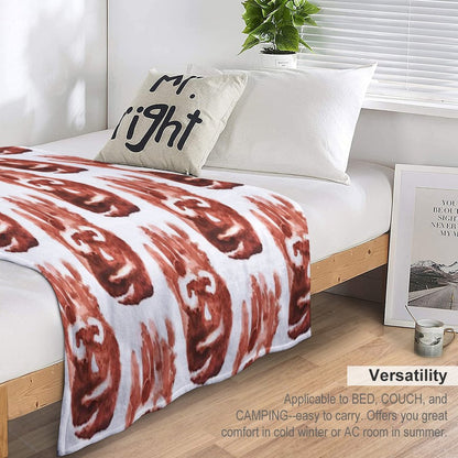 WILSON! Wrinkle-free Throw Blanket