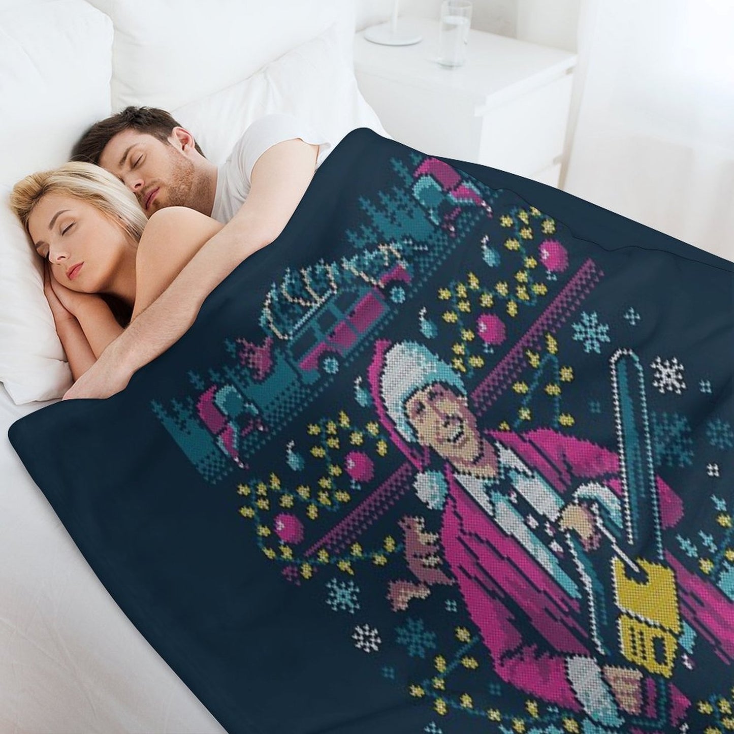 Hap, Hap, Happiest Sweater This Side of The Nuthouse Versatility Throw Blanket