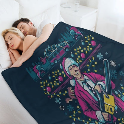 Hap, Hap, Happiest Sweater This Side of The Nuthouse Versatility Throw Blanket
