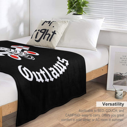 Outlaw Mc Support Gift Halloween Day, Thanksgiving, Christmas Day Classic Essential Versatility Throw Blanket