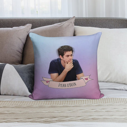 DYLAN O'BRIEN Soft Durable Construction Throw Pillow