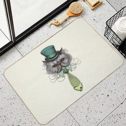 Not Your Average Cat  Versatile Bath Mat