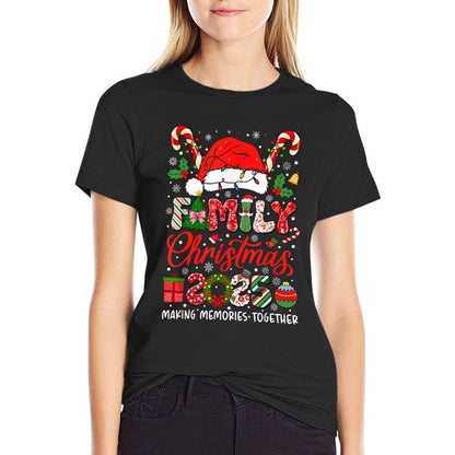 Family Christmas 2025 Matching Outfit Xmas Squad Santa  Affordable Price T-Shirt