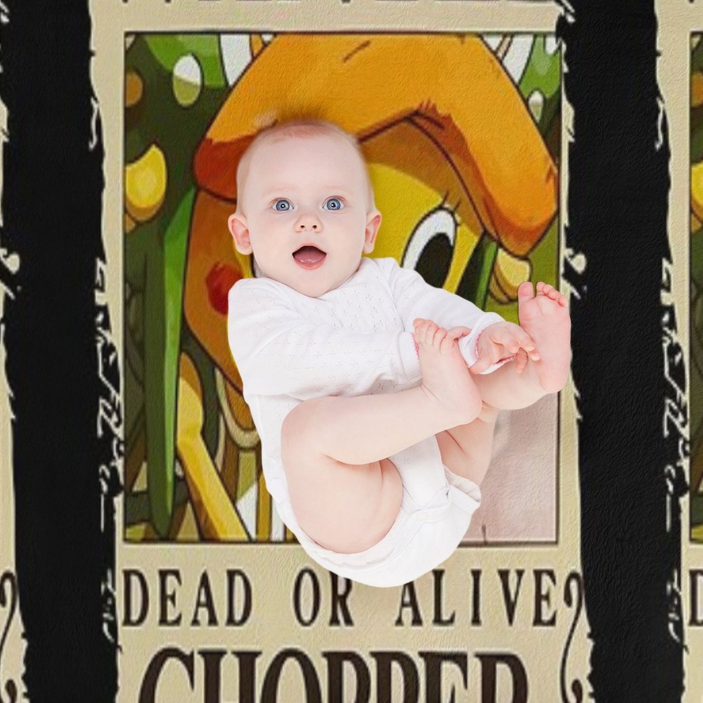 Wanted Dead Or Alive Tony Tony Chopper Machine-washable Throw Blanket