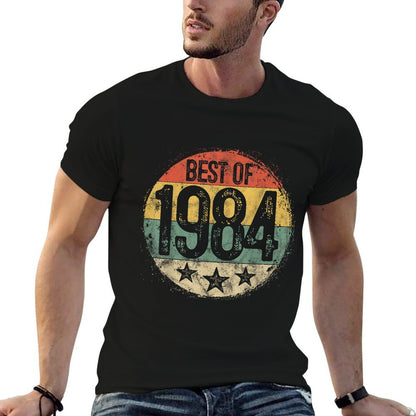 Best Of 1984 41st Birthday Gifts For Men Women 41 Year Old  Fade-proof Color T-Shirt