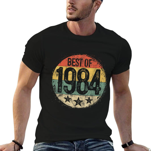 Best Of 1984 41st Birthday Gifts For Men Women 41 Year Old  Fade-proof Color T-Shirt