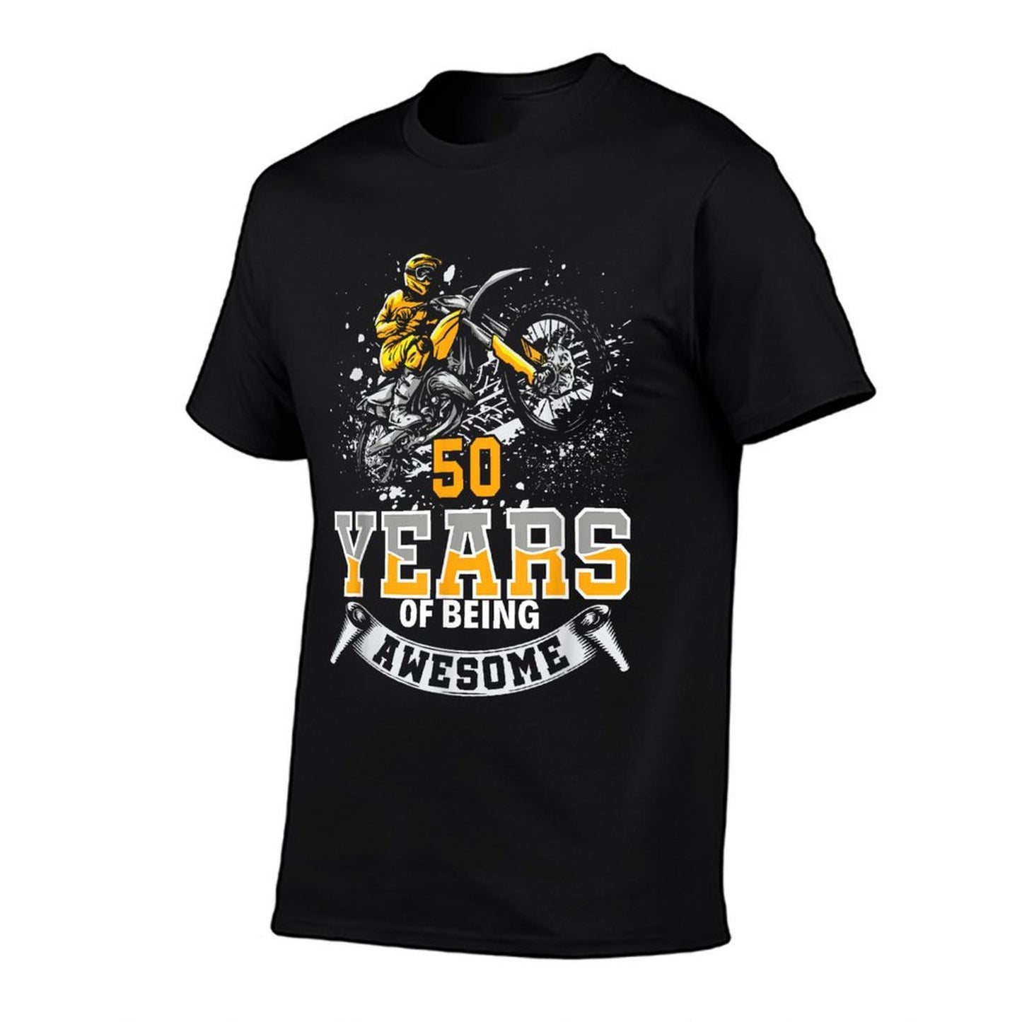 Motocross 50 Years Of Being Awesome - 50th Birthday Dirtbike  Eco-friendly Material T-Shirt